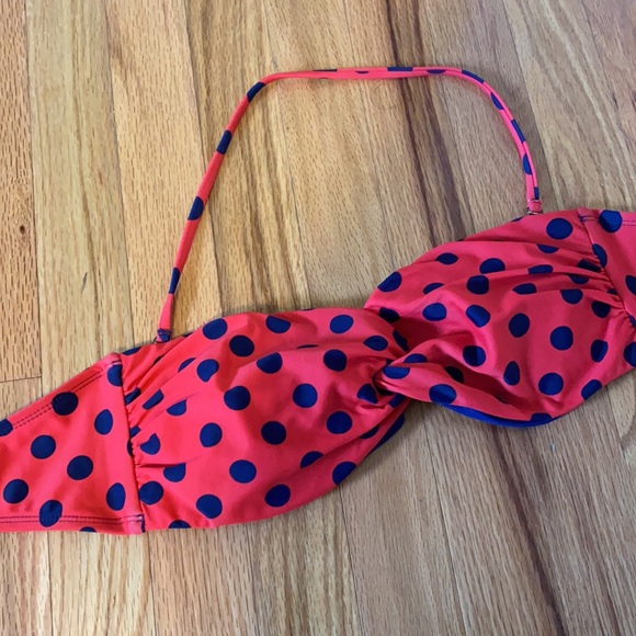Polka dot bathing suit top. Size M! - Picture 2 of 5